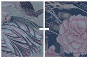Rosavin Botanical Birds Patterns!, a Pattern Graphic by Pink Linen (Thumbnail 4 of 10)