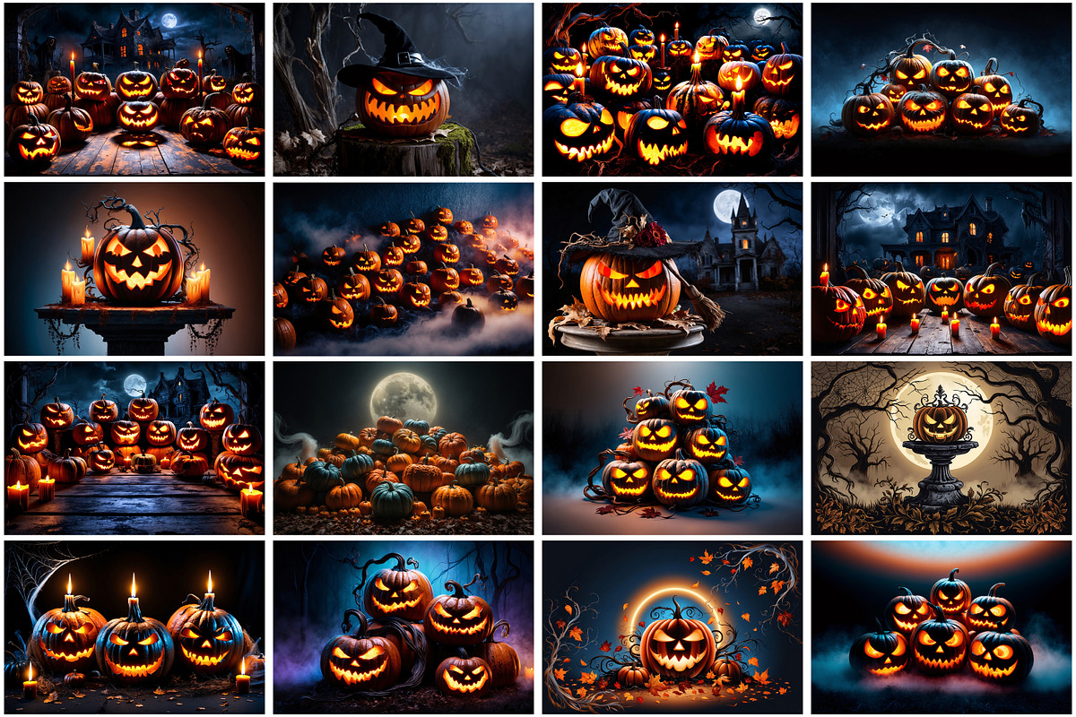 Jack O Lantern Wallpaper, a Background Graphic by Forhadx5 (Photo 5 of 8)