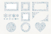 Winter Snowflakes Watercolor, a Seasonal Illustration by YarovaArt (Thumbnail 15 of 17)