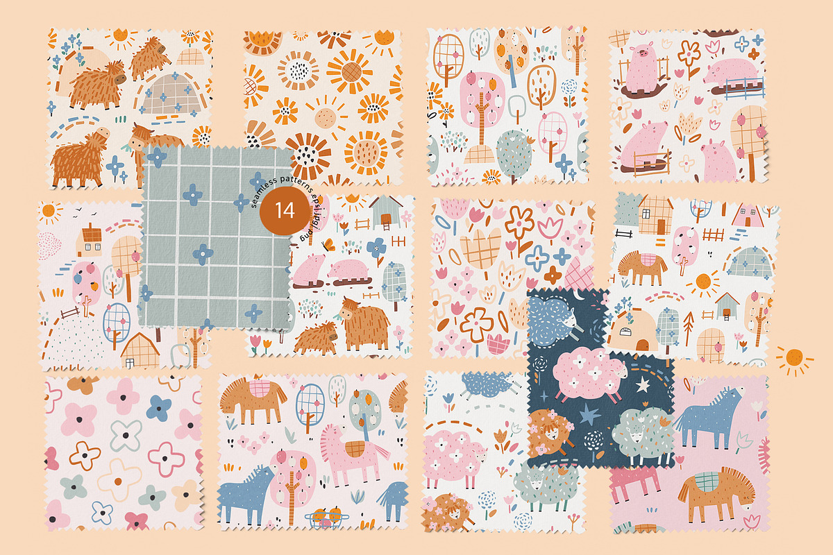 Funny farm vector collection, an Animal Illustration by avdnadi (Photo 6 of 9)