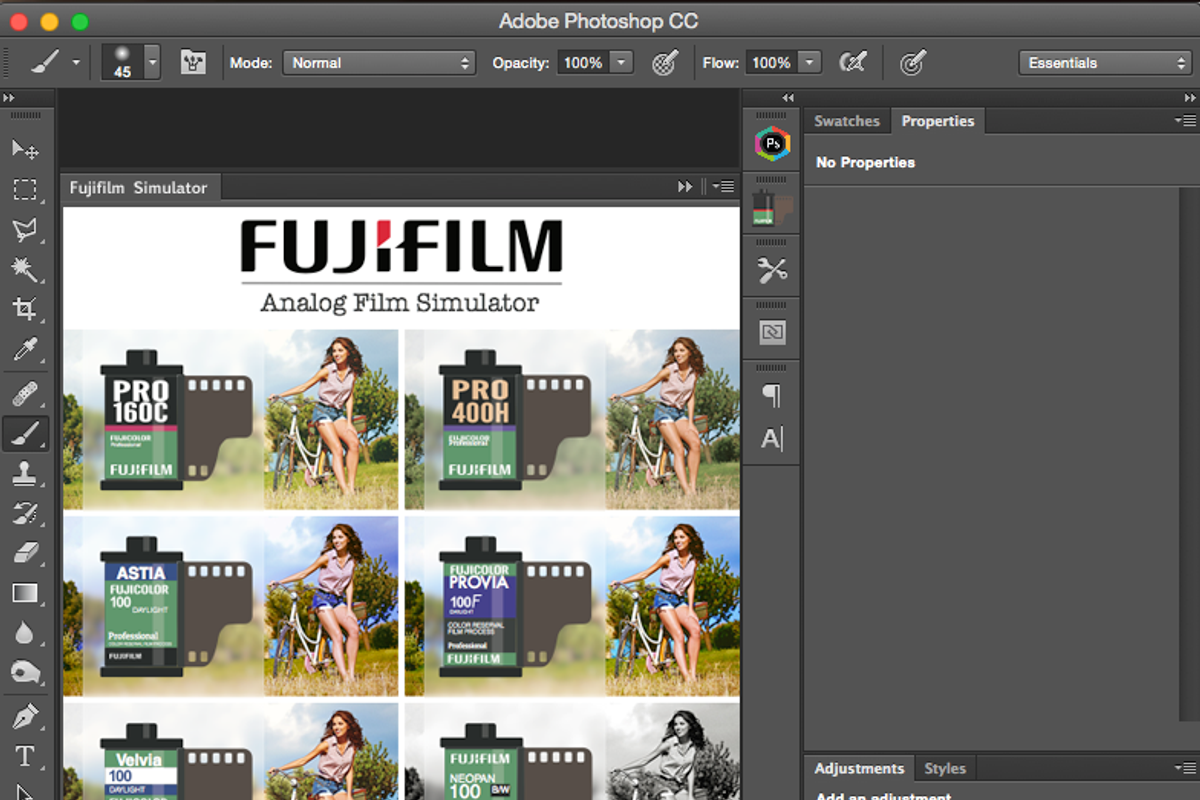Fujifilm Simulator (PS Panel), a Plug-in Add-On by Photoshop-Store.com (Photo 1 of 5)