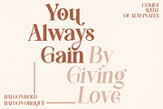 Balgon Serif, a Serif Font by Typehill (Thumbnail 7 of 11)