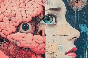 human brain and subconscious. collage, a Photo by Pictures for you!!!!!!!!!