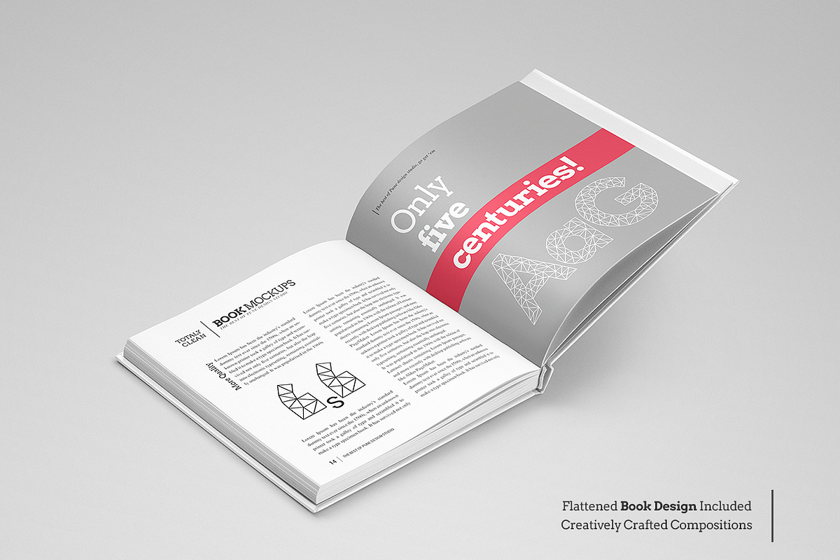 Square Book Mock-Up Set, a Books & Magazine Mockup by PuneDesign (Photo 6 of 11)