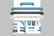 Web Ribbon Pack, a Templates & Theme by Design Assets (Thumbnail 1 of 4)