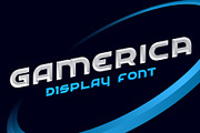 GAMERICA DISPLAY FONT, a Font by Alphabet Agency (Thumbnail 1 of 5)