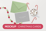 Mockup · Christmas Cards, a Print Template by tomodachi studio (Thumbnail 1 of 4)