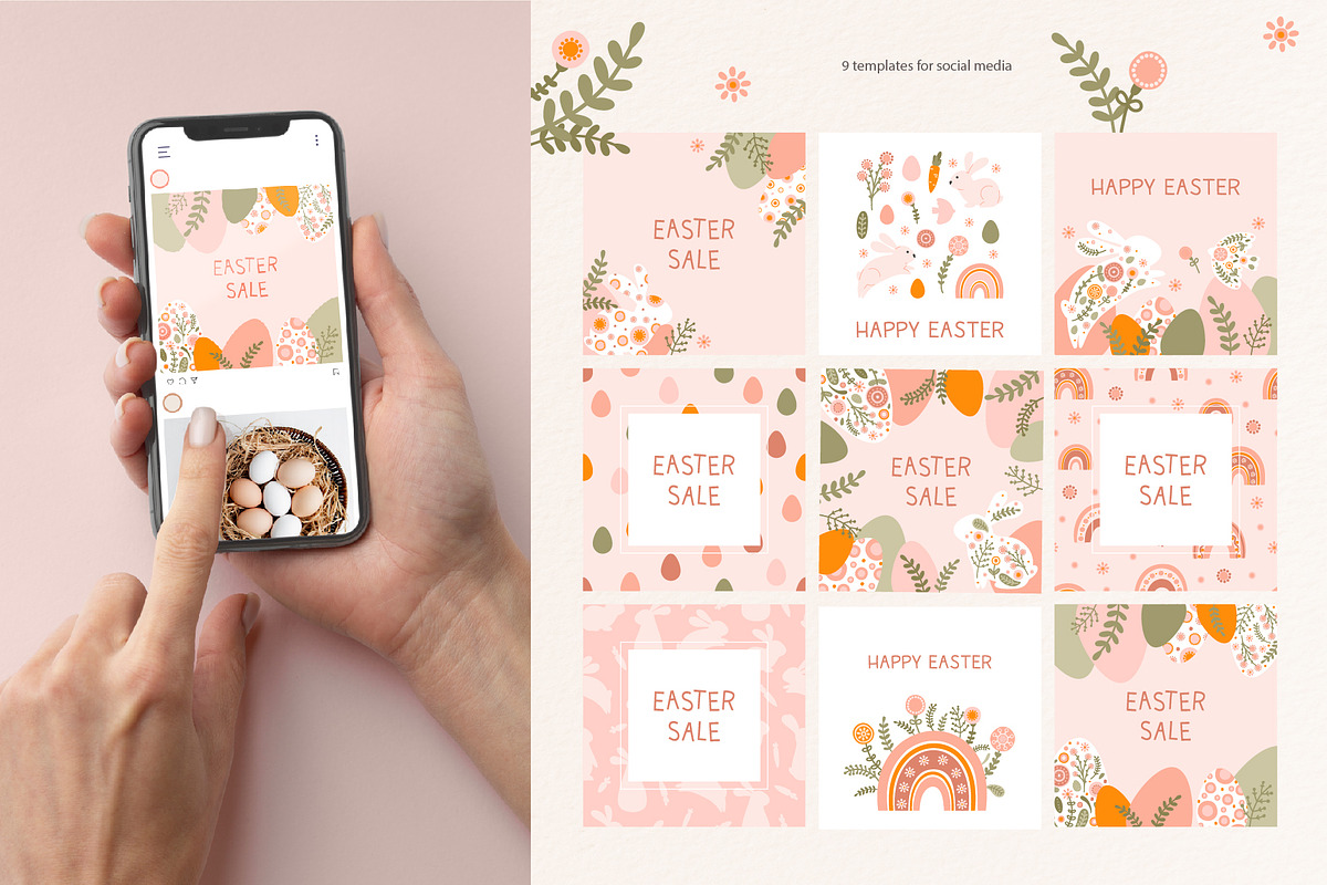 Hello Easter! Spring collection., an Animal Illustration by RinSo_art (Photo 12 of 14)