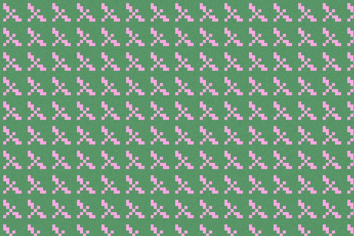 Naive Pixel Jacquard 8bit Patterns, a Pattern Graphic by likorbut (Photo 11 of 12)