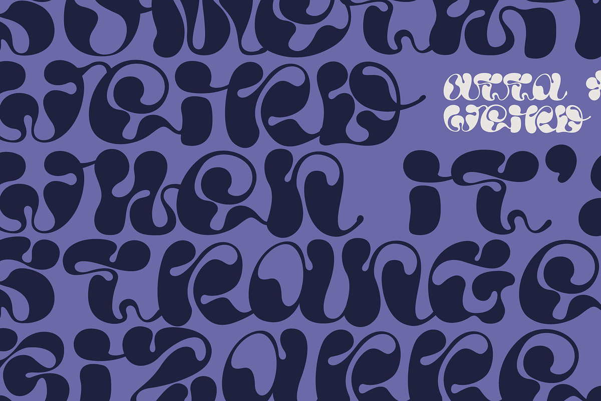 Atta Weird script font, a Script Font by kaer_shop (Photo 8 of 8)