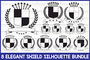 Royal Shield Logo Set, an Illustration by yasushie (Thumbnail 1 of 9)