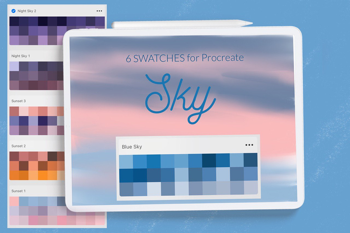 Swatches palette Procreate bundle, a Palette Add-On by Let's Art (Photo 13 of 14)