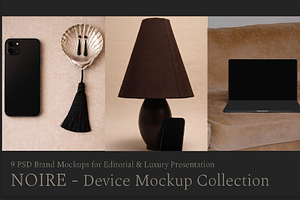 NOIRE Device Mockup Collection
