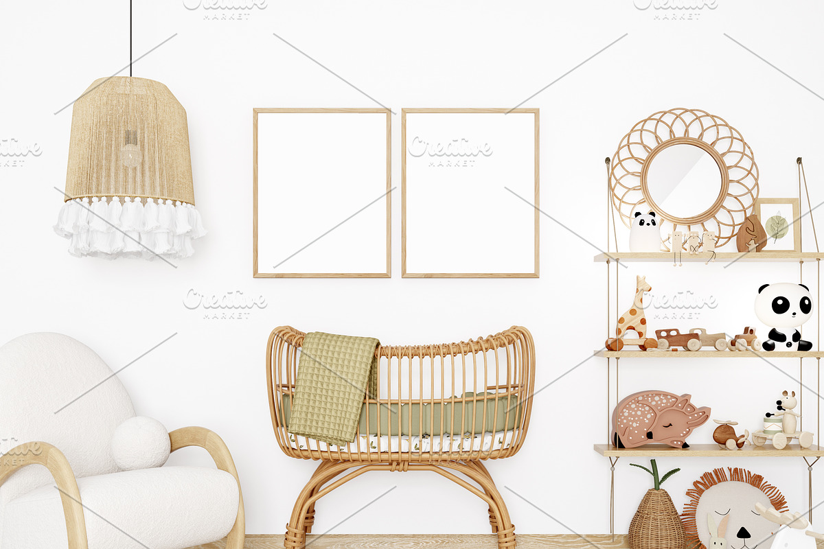 Frame Mockup Bundle Kids - 14, a Print Template by Mockup Shop (Photo 7 of 21)