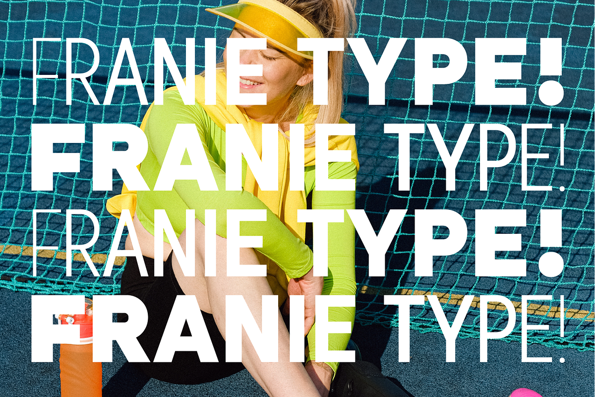 Franie Geometric Sans 72 Styles, a Sans Serif Font by That That Creative (Photo 10 of 14)