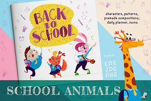 school animals kit