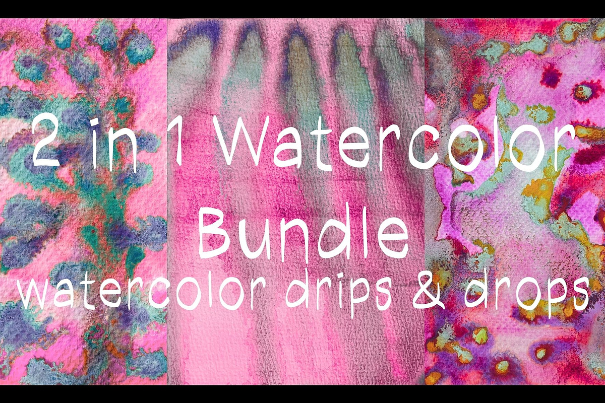 Drips + Drops 2 in 1 Bundle, a Background Graphic by Eryn Rose Design (Photo 3 of 20)