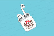 Cute Kawaii Fly Agaric Mushroom, a Seasonal Illustration by Palau (Thumbnail 6 of 12)