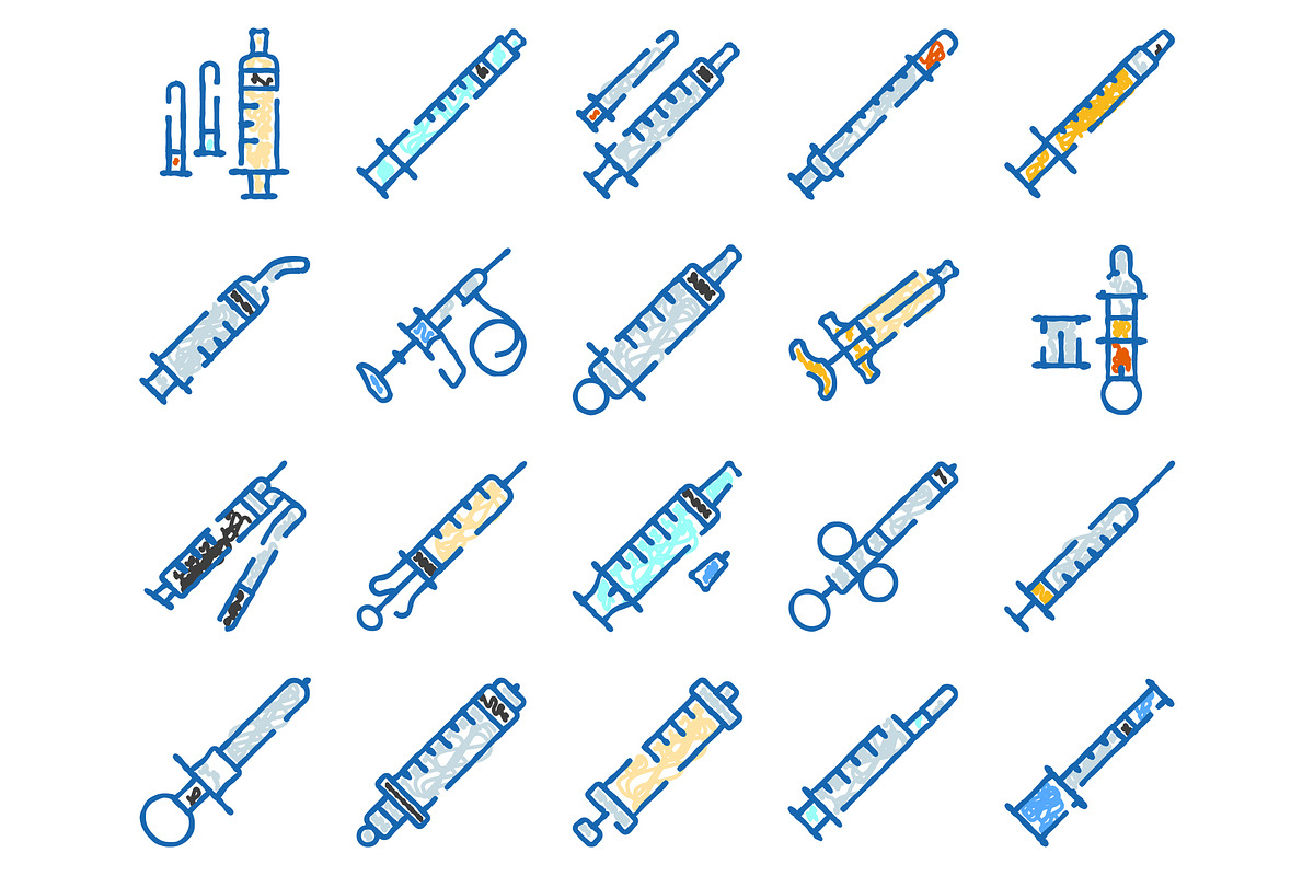 Medical syringe injection tools, an Object Graphic by pikepicture (Photo 2 of 3)