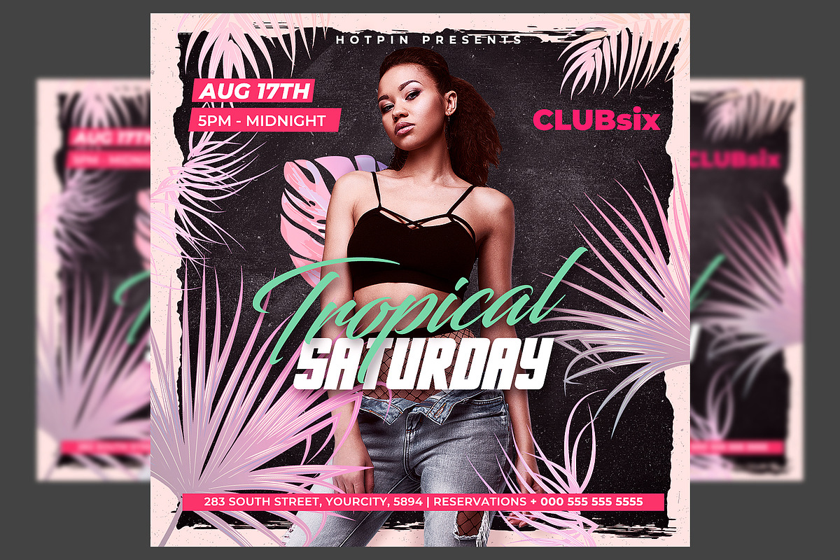 Summer Party Flyer Template, a Flyer Template by Hotpin (Photo 1 of 2)