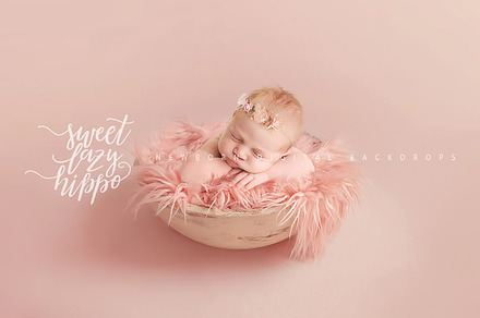 Newborn Digital Backdrop for girls.