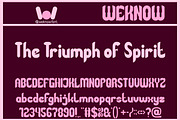 Ascension font, a Font by weknow (Thumbnail 3 of 8)