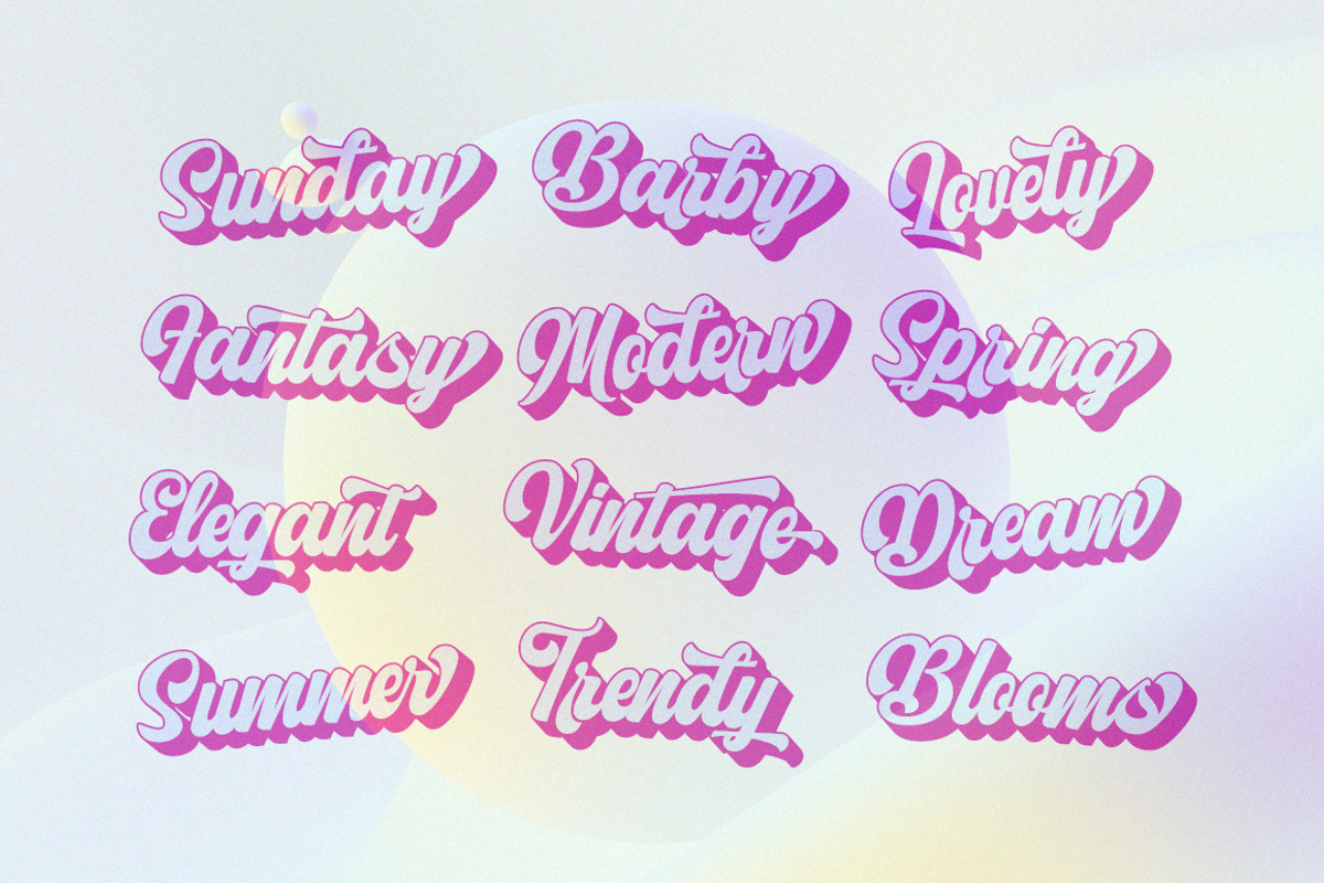 Mitona Vintage (New Update), a Script Font by Letter Fresh (Photo 2 of 9)