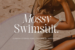 Clarisa Stories Elegant Serif Font