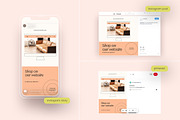 MIEL / Social Media Pack, a Social Media Template by Eviory (Thumbnail 9 of 28)