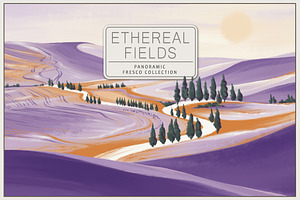 Fresco collection"Ethereal Fields"