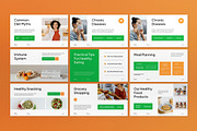 White Green Healthy Diet Keynote, a Presentation Template by graphicook (Thumbnail 5 of 8)