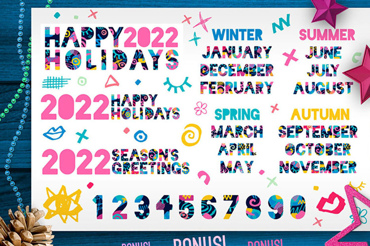 2022 New Year Christmas White Set, a Card Template by Iraida_Bearlala (Photo 8 of 9)