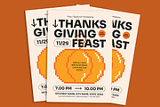 Minimal Thanksgiving Flyer, a Flyer Template by Gumico Studio. (Thumbnail 3 of 3)