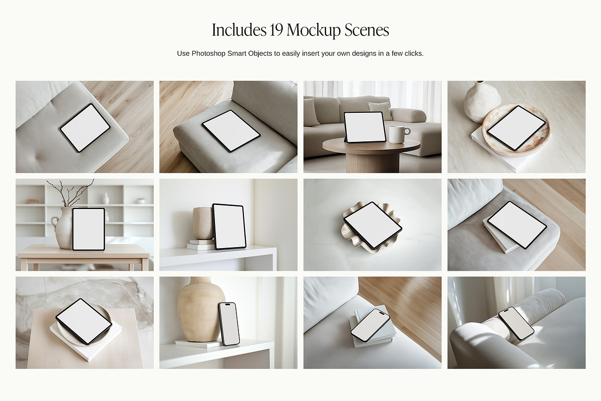 Apple Devices: MacBook, iPhone, iPad, a Device Mockup by Wildfield Studio (Photo 10 of 11)