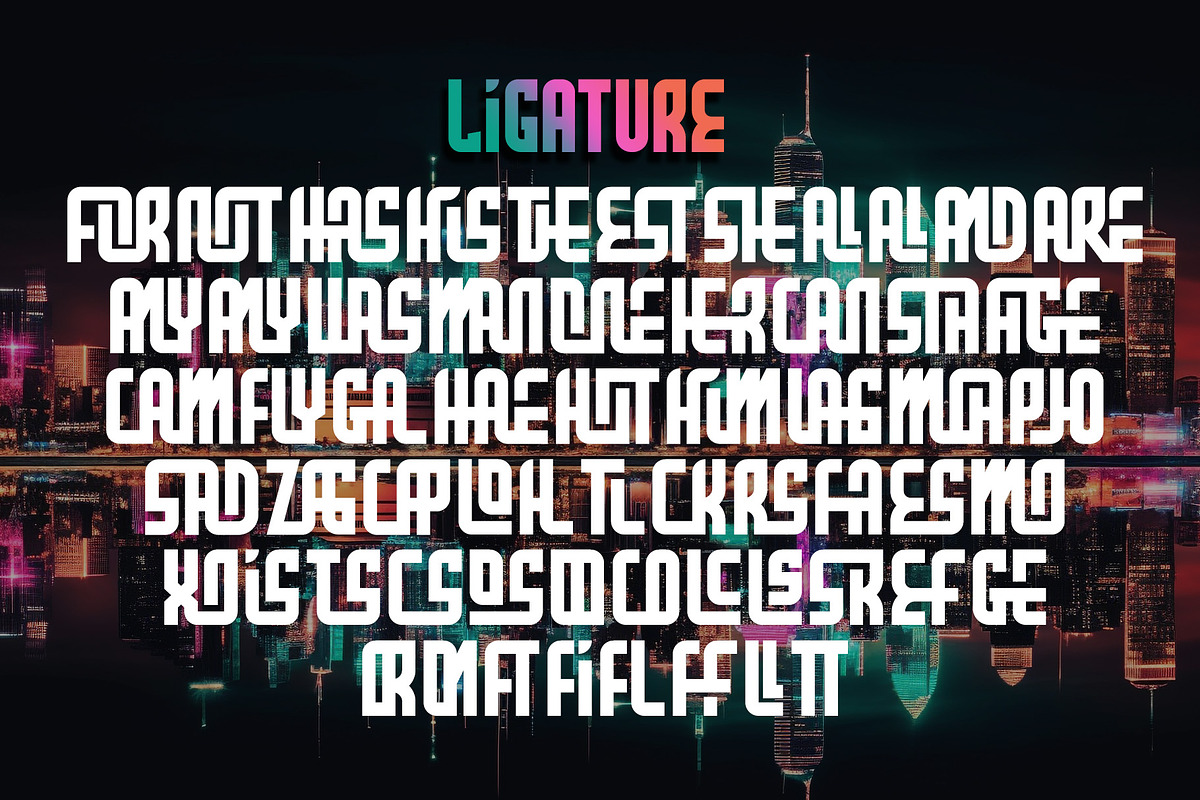Exhotic – Industrial Bold Sans Serif, a Sans Serif Font by Letterara (Photo 10 of 11)