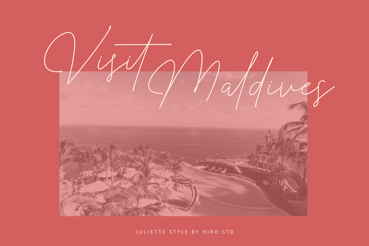 Juliette Style - Monoline Font, a Sans Serif Font by HIRO.std (Photo 6 of 11)