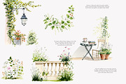 cottagecore graphics chateau decor, a Decorative Illustration by Patishop Art (Thumbnail 7 of 10)