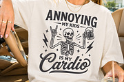 Annoying My Kids Is My Cardio SVG, a Seasonal Illustration by Rose Art (Thumbnail 2 of 8)