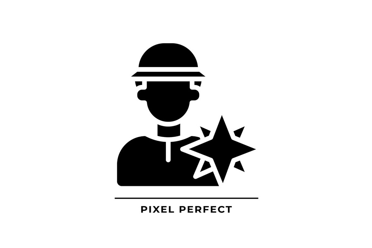 Explorer black glyph icon, an Icon by IMG Visuals