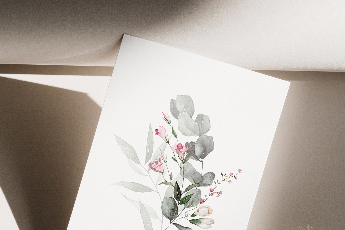 BUNDLE Watercolor Floral Graphic, a Decorative Illustration by Veris Studio (Photo 9 of 35)