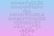Cotton Candy Cloud Font, a Handwritten Font by Eryn Rose Design (Thumbnail 9 of 10)