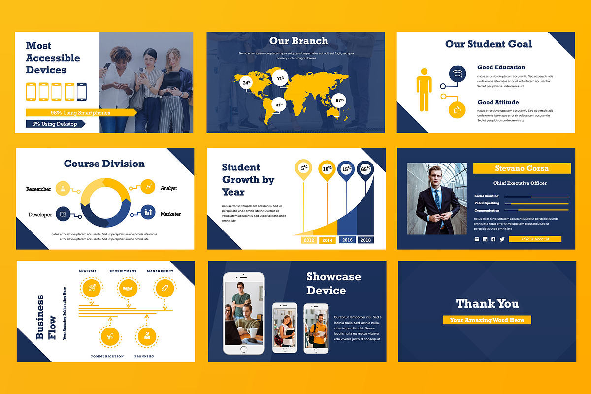 Educa Education Keynote Presentation, a Presentation Template by TMint ...