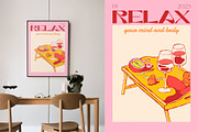 Retro Picnic & Affirmations Posters, a Food Illustration by nadispasibenko (Thumbnail 12 of 14)