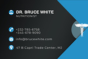 Medical business card template, a Business Card Template by kamalrawat_gd (Thumbnail 3 of 3)