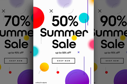 Sale Banner, Flyer, Newsletter