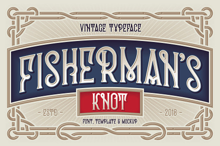 Fisherman's Knot. Font & Graphics, a Symbol Font by Gleb Guralnyk