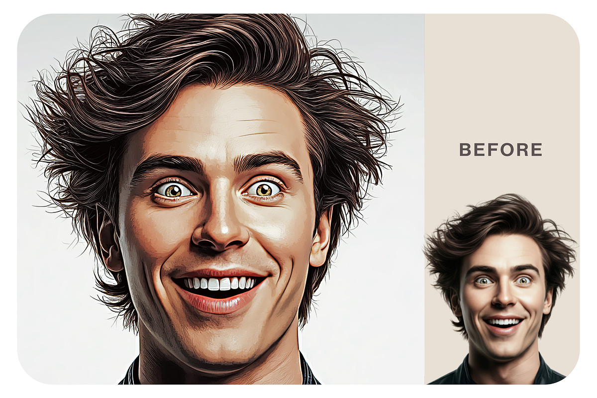Ultimate Toon Photoshop Action, an Action Add-On by iHemalaya (Photo 3 of 4)