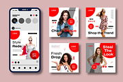 Chic Trends Fashion Social Media, a Social Media Template by MightyDesign (Thumbnail 2 of 8)