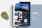 Modern Travel Flyer Design Template, a Flyer Template by Sharifull11 (Thumbnail 1 of 3)