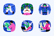 Metaverse Technology Illustration, a Technology Illustration by Creative Stall (Thumbnail 8 of 9)